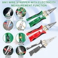 thumbnail image 4 of 8 IN 1 Wire Strippers Twister with Electricity Measurement Function,Multifunctional Wire Stripping Pliers for Cutting and Pulling Wires Cable Scissors,Scraping and Pressing with Voltage Test, 4 of 6