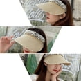 thumbnail image 4 of Sombrero de protección solar de 1 pieza Sombrero creativo plegable con protección UV, 4 of 4