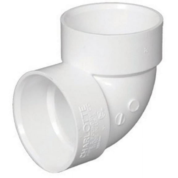 Charlotte Pipe & Foundry PVC003310800HA 90 deg PVC-Dwv Vent Elbow  2 in.