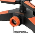 thumbnail image 4 of Black & Decker 3-Arm Adjustable Revolving Lawn Sprinkler, 4 of 8