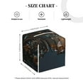 thumbnail image 4 of Logiee Tissue Box Cover 5X5X5'' PU Leather Tissue Holder Square Tissue Cube Box Organizer for Bathroom Vanity Countertop,Car,Night Stands,Office,Home,Kitchen (Steampunk Mechanical Butterfly), 4 of 8