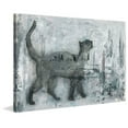 thumbnail image 3 of Cat Prance Painting Print on Wrapped Canvas, 3 of 5