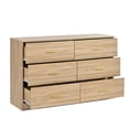 thumbnail image 6 of CQSXDA Modern 6-Drawer Dresser for Bedroom, Ample Storage Wide Chest of Drawers, Natural, 6 of 6