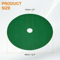 thumbnail image 2 of Uxcell 2pcs Tree Mulch Ring 32.3 Inch Non-Woven Round Tree Protector Weed Barrier Mat Plant Cover Rings for Weed Grass Control Root Protection, Green, 2 of 7