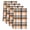 Orange, variant on Orange Black Plaid Kitchen Towels Set of 1, Absorbent Microfiber Dish Tea Towels with Hanging Loop, Farmhouse Orange Black Checkered Resuable Hand Towel for Home Kitchen Cooking Cleaning 18"x28"