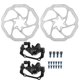 thumbnail image 1 of Mountain Bike Mechanical Disc Brake Cycling Bicycle Front Rear Set with 160mm Rotors, 1 of 4