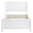 White, variant on PAPROOS White Wooden Twin Platform Bed Frame with Headboard and Footboard, 330lbs Capacity, Twin Size Bed Frame, No Box Spring Needed