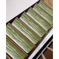 thumbnail image 7 of Stair Treads for Wooden Steps, Sage Green Ombre Peel and Stick Stair Treads with Adhesive, Modern Moire Abstract Art Luxury Non Slip Indoor Stairs Runner Rugs Mats for Elders Dogs 8"x30"10PCS, 7 of 7