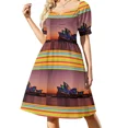 thumbnail image 2 of Vestido de manga corta Aperol Spritz Fresh Design Vestidos de mujer Ropa de mujer, 2 of 8