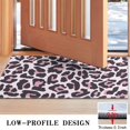 thumbnail image 3 of Pink and Black Of Leopard Print Door Rugs,Washable Non Slip Door Mats Indoor,Decorative Door Mats,Entry Mat Indoor for Entrance,Bedroom,Kitchen,Bathroom,17"x30", 3 of 6