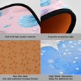 thumbnail image 2 of 2-Piece Kitchen Rugs Set Non-Slip Mats Carpet Floor for Kitchen, Bathroom (19.7"x27.6" & 19.7"x47.2") Seashells and Bows, 2 of 7