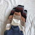 thumbnail image 1 of Elegant Turtleneck Women's Sweater Autumn Winter Pullover Slim Bottoming Knitted Tops Casual Long Sleeve Jumper Pull Femme, 1 of 5