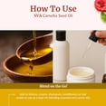thumbnail image 3 of SVA Camellia Seed Oil Organic - 4 Fl Oz – 100% Natural Cold Pressed Organic Camellia Oil - for Face, Skin Care, Hair Care, Scalp Massage & Body Massage – Carrier Oil with Dropper, 3 of 9