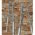 thumbnail image 4 of Max-Craft SDS-Plus Rotary Hammer Drill Bit Set Drill Concrete Stone 3Pcs 9/16"x6", 4 of 8