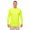 BRIGHT YELLOW, variant on UltraClub Men's Cool & Dry Performance Long-Sleeve Top - 8622
