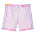 thumbnail image 4 of BAOHULU Girls Floral Short Sleeve Swimsuits Kids Rash Guard Two Pieces UPF 50+ Swimwear, 4 of 6