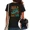 A-Black, variant on UNISHE Women's Faith Can Move Mountains Graphic Tee Retro Mountain Landscape Top for Daily Outfit Black, S