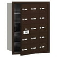 thumbnail image 2 of 4B+ Horizontal Mailbox - 15 A Doors (14 usable) - Bronze - Front Loading - USPS Access, 2 of 2