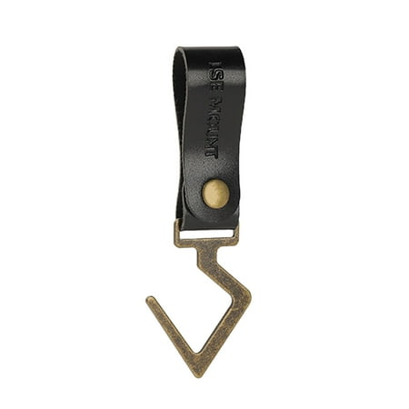 

Camping Outdoor Leather Metal Hook Camping Accessories S Shaped Key Hook Triangle Shelf Clothesline Hook
