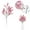 H, variant on Artificial Flowers, Cherry Blossom Branches, Artificial Cherry Blossom Flower Branches, Realistic Long Stem Cherry Blossom Tree Stems Cherry Flowers Vase Arrangements for Wedding Home Decor