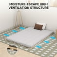 thumbnail image 6 of SLSY Wooden Folding Slat Bed Frame,Floor Bed Frame, Suitable for Japanese-Style Floor Mattresses, Solid Pine Wood Bed Frame, Moisture-Proof Tatami Bed Board, Guest Tatami, Japanese Bed Frame., 6 of 9