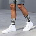 thumbnail image 5 of America Us Flag Retro Athletic Crew Novelty Socks for Womens Mens, 5 of 6