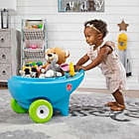 Step2 Springtime Wheelbarrow Blue Plastic Toy for Kids Ages 18 months to 5 Years Walmart