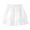 White, variant on Teen Girls Pleated Skirts Tiered Ruffle Elastic High Waist Flared Hem Skirt Casual Summer Kids Stylish Dance Half Body Skorts