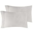 thumbnail image 2 of BNM Modal From Beechwood Pillowcases (Set of 2), Standard, Gray, 2 of 9