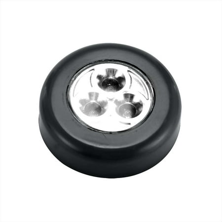 

1111Fourone LED Light Lamp Battery Powered Kitchen Cabinet Closet Push Tap Home Stick on Lamp