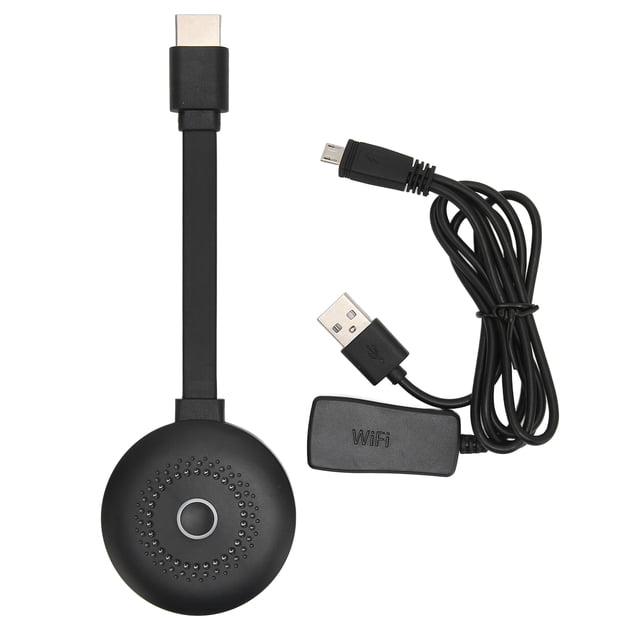 Adaptador De Pantalla De Interfaz Multimedia HD, Conexión USB WiFi Plug And Play Screen Mirroring Adapter Estable Portátil Para Monitor Para TV YLSHRF Wireless Display Mirroring Adapter