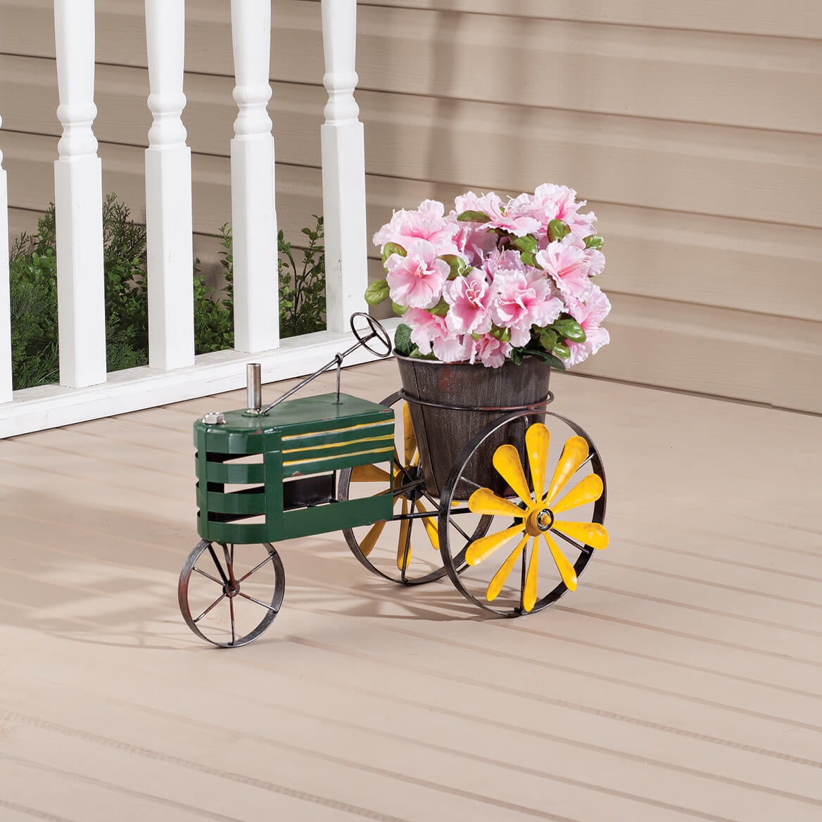 Metal Tractor Windmill Planter by Fox River CreationsTM