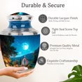 thumbnail image 3 of MUKTIVE Cross Urns for Human Ashes Adult Female - Moon Large Urn for Ashes for Women - 10 Inch Blue Cremation Urns for Father - Mom Urn for Funeral, 3 of 7