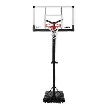 Lifetime 54-Inch Tempered Glass Portable Basketball Hoop with Mammoth Lift Adjustment & Ultra Rim - Model 90734-Outdoor Play