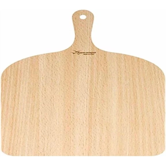Birchwood Pizza Peel, 16 by 12-Inch,Silver/Brown