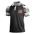 thumbnail image 3 of Havenx Mens American Flag Camo Polo Shirts Short Sleeve Camouflage Polo Shirts Button Lapel Polo T-Shirt Patriotic 4th Of July Fashion Causal Vintage Tee,Multicolor M, 3 of 4