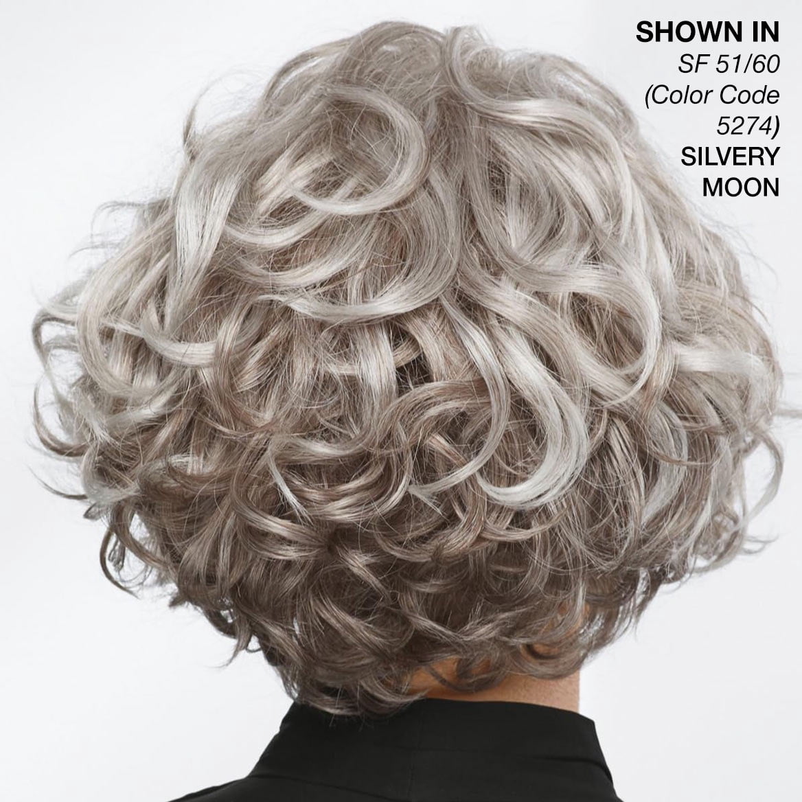 Paula Young Meryl WhisperLite Wig Stylish Mid-Length Bob Wig with Face-Framing Layers Of Loose Barrel Curls/Multi-tonal Shades of Blonde, Silver, Brown, and Red
