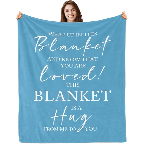 Get Well Gifts for Women After Surgery, Thinking of You/Feel Better Gift for Woman, Inspirational Encouragement Healing Gifts for Women, Hug Blanket 60"X50"