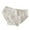 White, variant on Fewfanhot Women's Essentials Quick-Dry Ice Silk Seamless Briefs, Cotton Crotch Mid-Waisted Summer Thin Lace Trim Tri-Cut Underwear Soft Stretchy Panties for Women