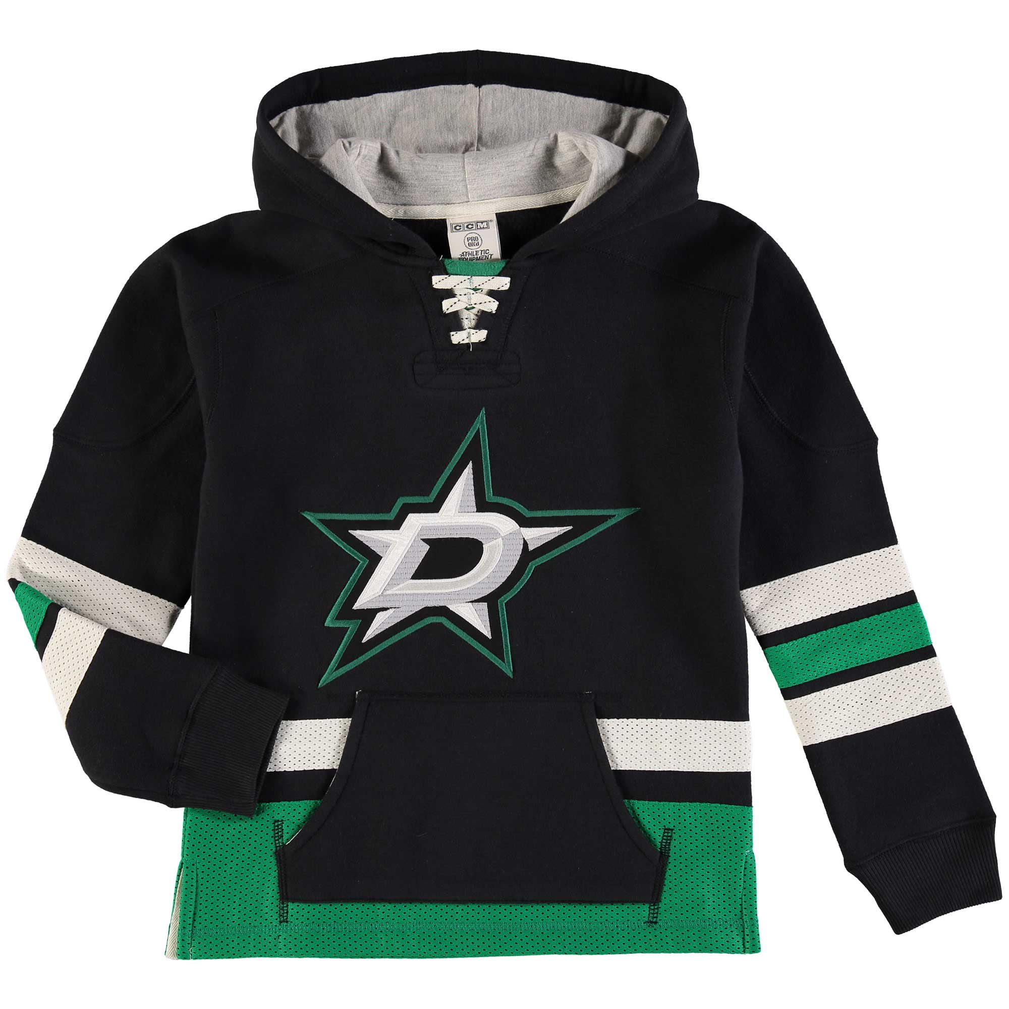 Dallas Stars Reebok Youth Retro Skate Hoodie Black by Outerstuff