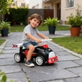 thumbnail image 2 of Patiojoy Kids Ride On Car Foot-to-Floor Sliding Toy with Music & Under-Seat Storage Police Theme, 2 of 9