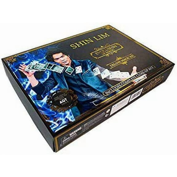 EVOLUSHIN Deluxe Magic Set English Edition by Shin Lim  Professional Beginner to Advanced Magic Kit with 100  Tricks, Instructional Videos & Props