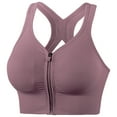 thumbnail image 6 of Darzheoy Sports Bras for Women Yoga Solid Sleeveless Cold Shoulder Casual Tanks Blouse Tops Intimates Push Up 75C/75D/80A/80B/80C/80D, 6 of 9