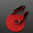 thumbnail image 3 of Raindrops Weighted Jump Rope with Duplex Bearing System for Sports Use Home Gym Outdoor Workouts Red 9mm, 3 of 8