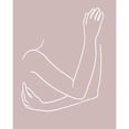 thumbnail image 3 of Warren, Annie 12x14 Black Modern Framed Museum Art Print Titled - Linear Embrace I, 3 of 5
