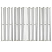 BBQration 4-Pack 17 3/8" x 6 3/8" SSF602D Half-Tube Design Stainless Steel Cooking Grid Replacement for Broil King 9211-64, Baron 320, 340, 420, Huntington 2122-64, 2122-67, Sterling 5020-54 and More