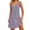 Blue #6, variant on Women Dresses Party Elegant Stripe Print Loose Sleeveless V Neck Dress With Pocket for Special Occasions Summer Spring
