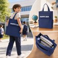 thumbnail image 6 of Kids Tutor Bag Tote With Zipper Pocket Mesh Side Roomy For Books And Stationery For Students And Adolescents, 6 of 6
