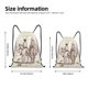 thumbnail image 2 of Fotbe Two Cowboys Riding Horses In The Desert Bolsa Mochila con Cordón Estampada, Bolsa de Gimnasio Deportiva, Bolsa Cinch, Bolsa con Cordón para Hombres y Mujeres-Small, 2 of 6
