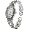 Women's Marcasite Oval Face Watch